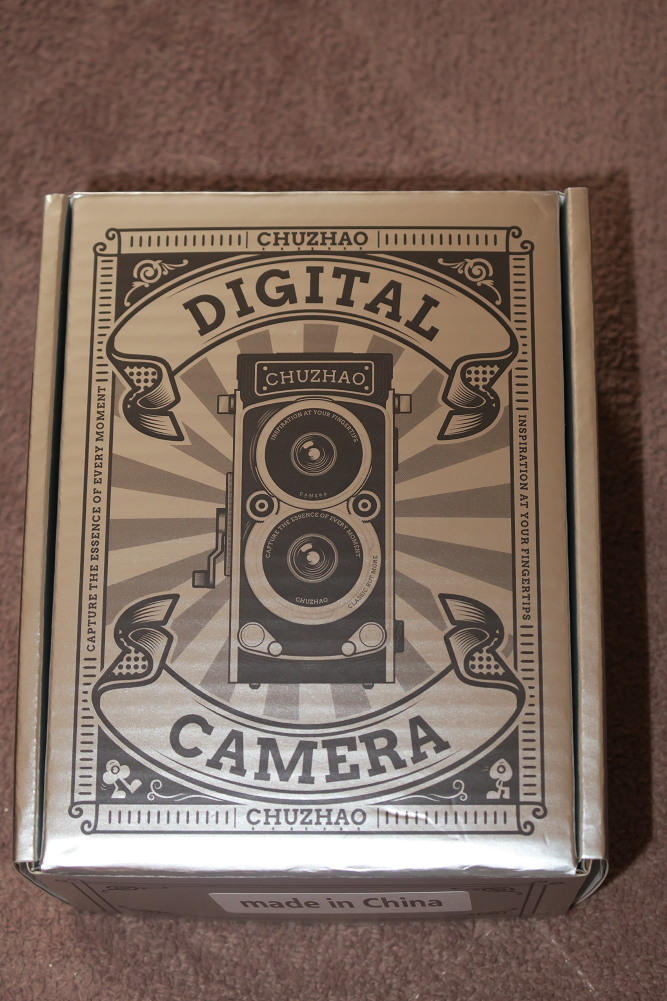 購入した、二眼レフ型大人向けトイデジタルカメラCHUZHAO、詳細